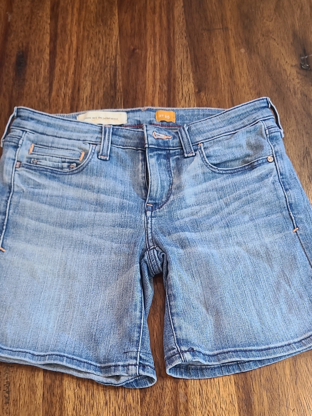 Pilcro and the Letterpress Jean Shorts Size 25